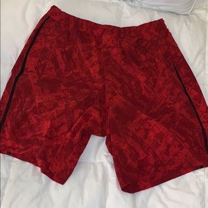 Men’s Red Lululemon Shorts